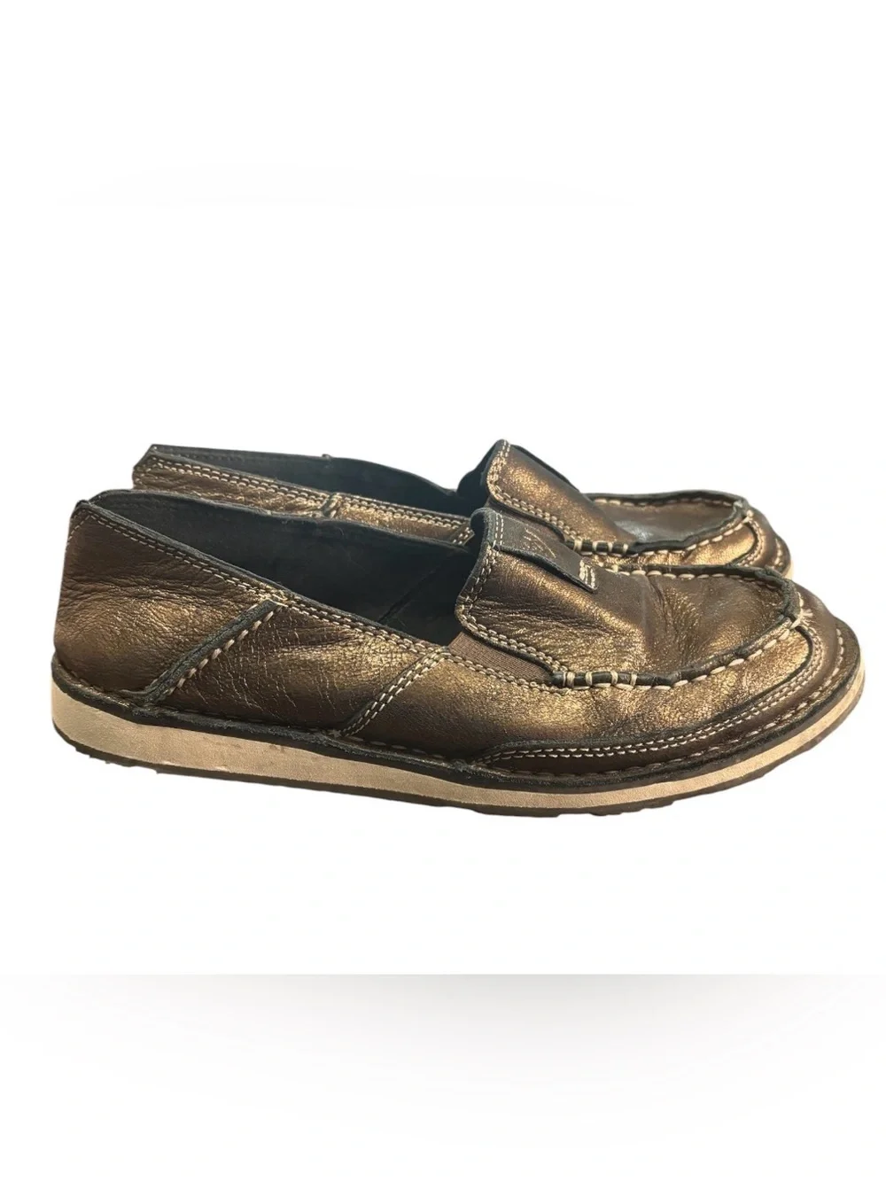 Ariat Cruisers Metallic Bronze Sz 9